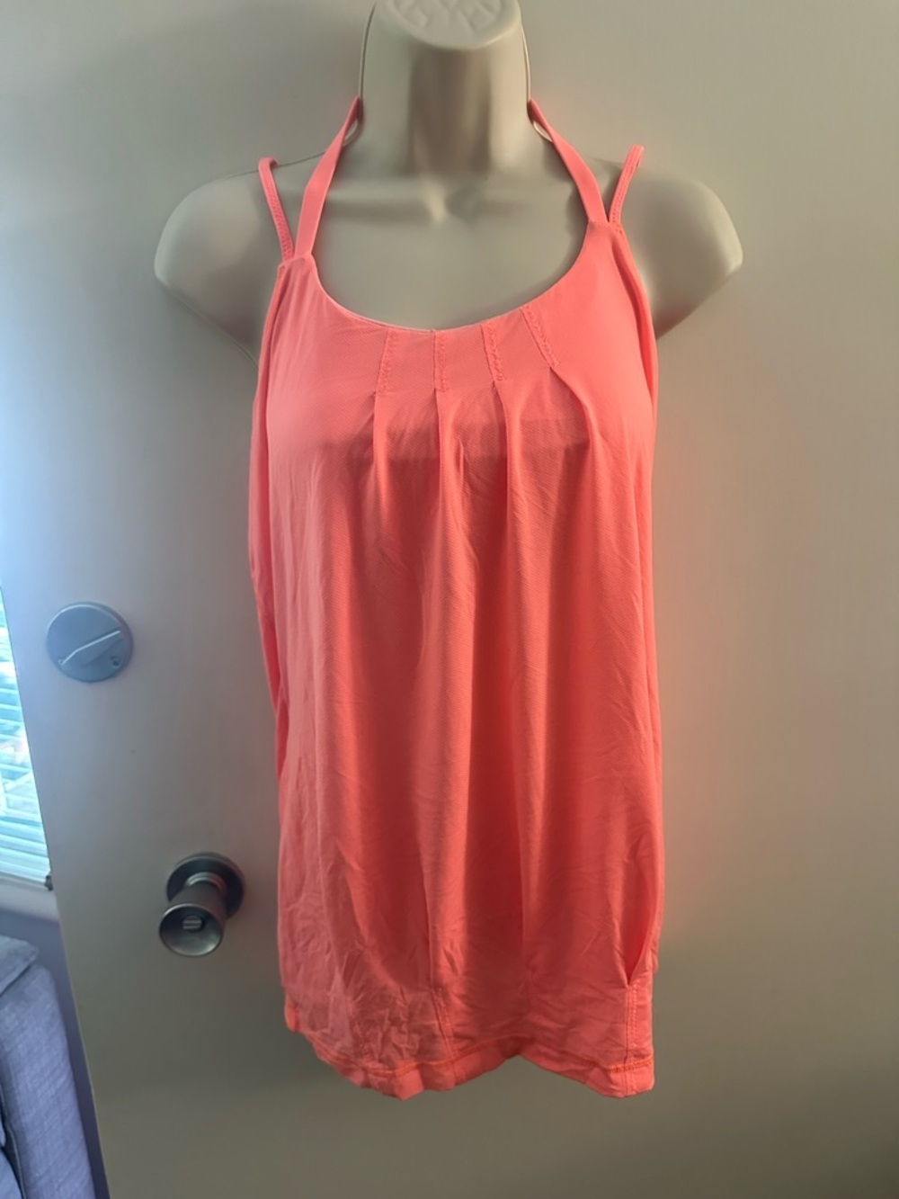 lululemon athletica Coral Double-Strap Pleated Camisole